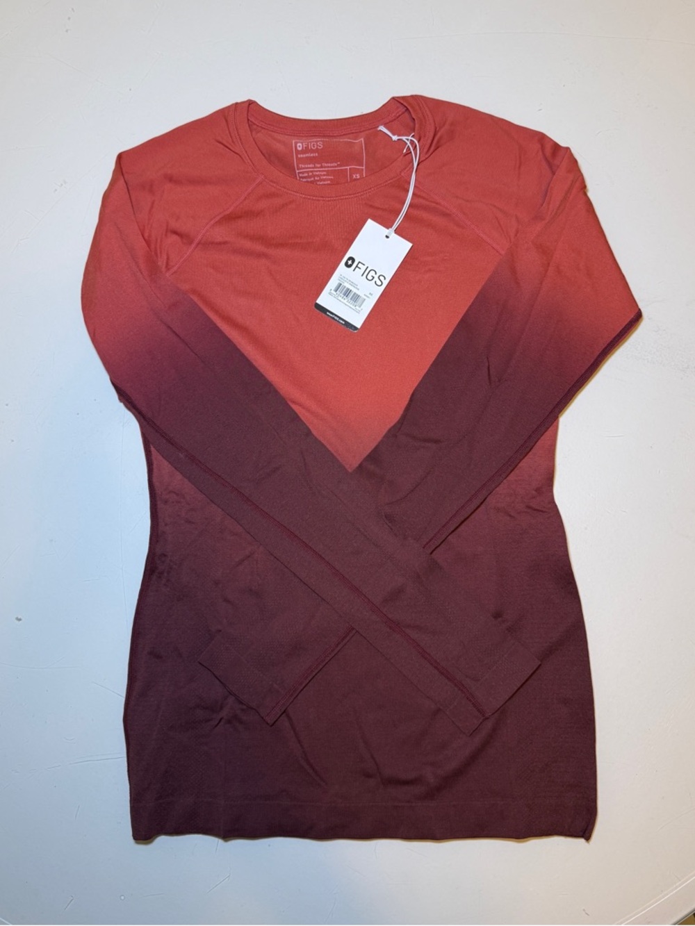 FIGS ombre salta seamless underscrub